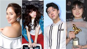  Alana鄭雅文、安那ANNA、蔡凡熙、文淇（合成圖／網路溫度計；資料照；記者邱榮吉攝影）