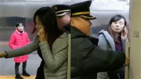 高鐵,中國,大媽（圖／翻攝微博）