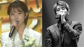 ▲IU得獎公開緬懷鐘鉉。（合成圖／翻攝自NAVER、SHINee官網）