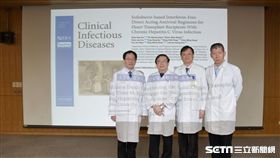 台大醫療團隊研究以無干擾素全口服小分子醫治因接受心臟移植罹患慢性C型肝炎病患，結果顯示病毒清除率達100%，可望改寫世界器官捐贈指引。（圖／台大醫院提供）