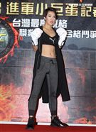 林又立、劉宇柔任RFC首屆綜合格鬥錦標賽大使。（記者邱榮吉/攝影）