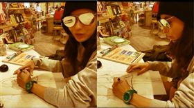 ▲張柏芝現身信義區百貨作畫。（合成圖／翻攝自張柏芝IG）