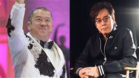 曾志偉,譚詠麟/翻攝自微博