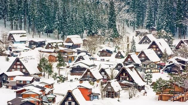 零死角銀色飛驒山　再到合掌村住一晚