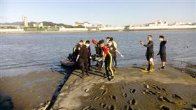 新北,三重,環河北路,河堤,浮屍(圖/翻攝畫面)