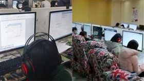 網咖,期中考,電動,遊戲,吃雞,做題目,考試,絕地求生,練習,圖書館,學生　圖／翻攝自中青網