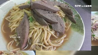 旗津80年麵店　批重機狼狽「爆紅」