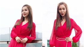 陳美鳳，復古，喇叭褲（翻攝自陳美鳳臉書）