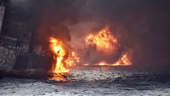「桑吉號」油輪漏油爆燃　不影響台灣