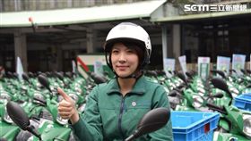 空汙,行政院,中華郵政,電動機車,綠能車隊,郵差