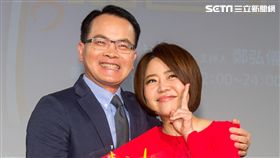 三立總經理張榮華,中華電信董事長鄭優,鄭弘儀,于美人,小野,張斐娟