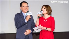 三立總經理張榮華,中華電信董事長鄭優,鄭弘儀,于美人,小野,張斐娟