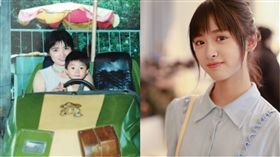▲大陸演員沈月高顏質遺傳自媽媽。（圖／翻攝自微博）