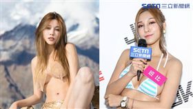 班比接受三立新聞網專訪，對於展現自己優勢相當有自信。（組合圖／邱榮吉攝影／翻攝自迷路＂班比臉書）