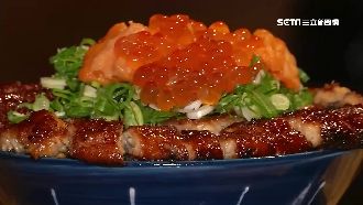 海味爆棚！鰻魚飯吃到「海膽+魚卵」