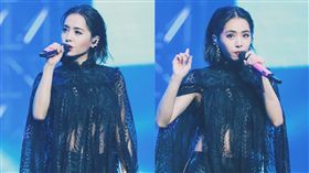 ▲蔡依林14日成都開唱。（合成圖／翻攝自飯愛豆微博）