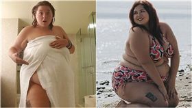 Julianna Mazzei,大尺碼,網紅,模特,肥胖,加拿大,體型,健康,自信　圖／翻攝自Julianna Mazzei IG　https://goo.gl/MFQMR5