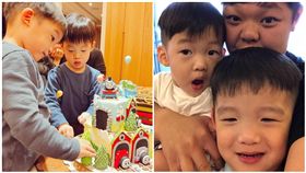 小亨堡,飛飛翔翔,飛翔兄弟,范瑋琪,范范,生日,慶生,手做蛋糕,蛋糕,湯瑪士小火車,黑人,保母,陳建州/臉書