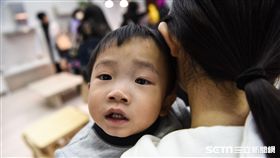 嬰兒、小孩、腸病毒、寶寶、流感、育兒、公托、幼童、幼兒、疫苗、少子化、托嬰、托兒所 圖／記者林敬旻攝