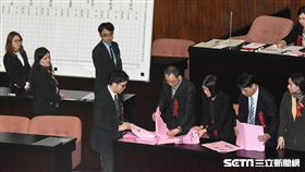 監察委員同意權行使案投票。 圖／記者林敬旻攝