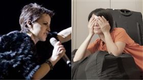 李心潔哀悼小紅莓主唱,翻攝自微博