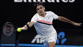 ▲費德勒澳網再度輕鬆通過首輪，晉級64強。（圖／美聯社／達志影像）