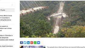 南美洲,哥倫比亞,斷裂,意外,身亡,波哥大
https://colombiareports.com/10-people-confirmed-dead-3-injured-bridge-collapses-central-colombia/