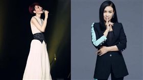 王菲跟那英有望在春晚同台演出。（合成圖／翻攝自微博）