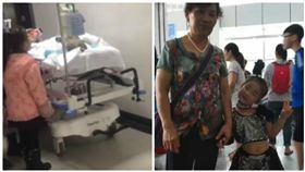 中國大陸,5歲女童唱歌呼喚昏迷的外婆（圖／翻攝自梨視頻）