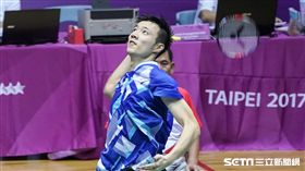 0829世大運羽球男子單人，王子維 圖／記者林敬旻攝