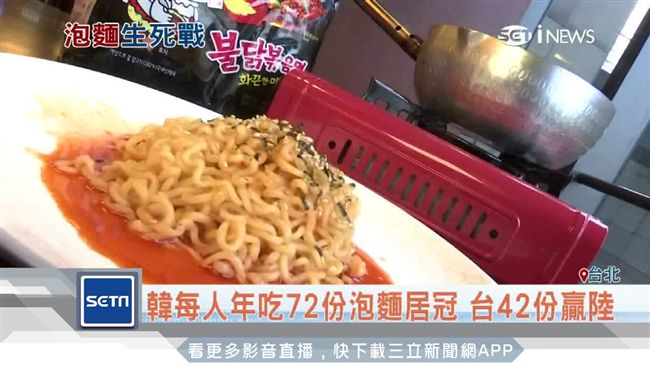 韓國火雞麵攻陸　康師傅銷量跌25%