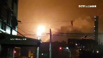 中油林園廠深夜冒火　居民氣炸圍廠