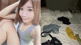  正妹實況主床戰乾爹　「吃肉包」事後照驚傳外流 圖翻攝自遊戲大亂鬥網站、肉包包ig