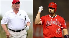 川普身高體重遭疑謊報，被拿來和相仿的運動員身材對比狂酸。（圖／翻攝Twitter）