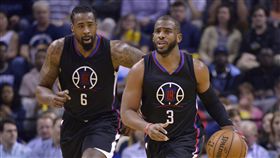 DeAndre Jordan與Chris Paul（ap）