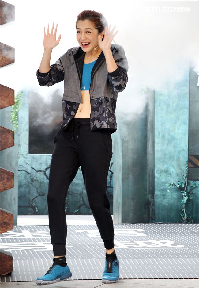 陳珮騏、劉奕兒、禾浩辰、侯彥西霸氣現身「移動迷宮：死亡解藥」，和粉絲一同闖關。（記者邱榮吉/攝影）