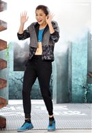 陳珮騏、劉奕兒、禾浩辰、侯彥西霸氣現身「移動迷宮：死亡解藥」，和粉絲一同闖關。（記者邱榮吉/攝影）