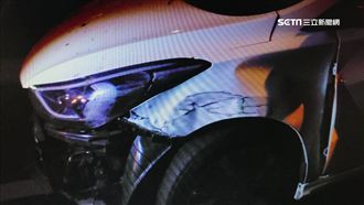 曖昧女搭正牌男友車　情敵追逐致衝撞