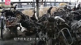 點蠟燭練「劈風掌」　40多部機車燒成廢鐵