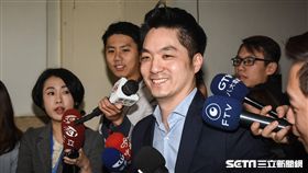 國民黨立委蔣萬安宣布不參選台北市長。 圖／記者林敬旻攝