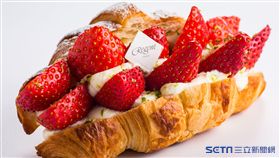 草莓蛋糕。（圖／台北晶華提供）