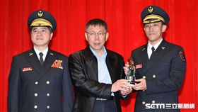 柯文哲19日前往消防局主持「119消防節慶祝大會」　北市府提供