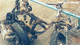 台南,酒駕,機車,起火