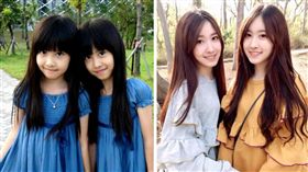 雙胞胎,姐妹花,Sandy,周玗希,Mandy,周玗函,髮型,風格,造型,正妹,長大
（圖／翻攝自Sandy & Mandy臉書）