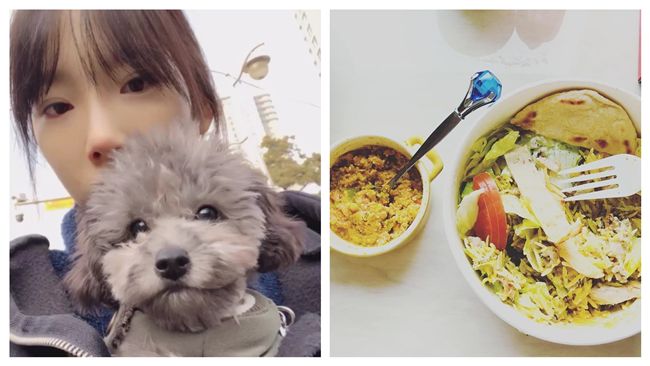 太妍吃愛犬鮮食　自嘲「還滿好吃的」