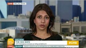 坦尼亞曾被稱為「伊斯蘭國第一夫人」，現在和丈夫分道揚鑣，積極從事消弭激進主義的工作。（圖／翻攝ITV）