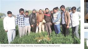 印度,龐然大物,隕石,排泄物,糞便,飛機,民航機（圖／翻攝自The Indian Express）http://indianexpress.com/article/cities/delhi/meteor-that-caused-buzz-turns-out-to-be-human-waste-5033045/