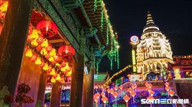 馬來西亞極樂寺春節燈會。（圖／馬來西亞觀光局提供）