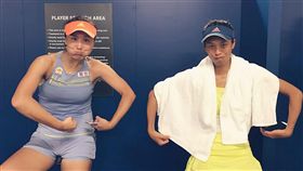 謝淑薇與彭帥（圖／取自謝淑薇臉書）