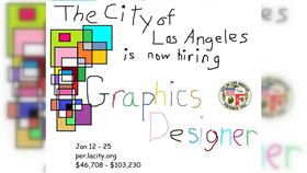  圖像,設計師,洛杉磯郡政府,小畫家,職缺,Graphics Designer,廣告,小朋友 圖／翻攝自推特　https://goo.gl/xgWKou